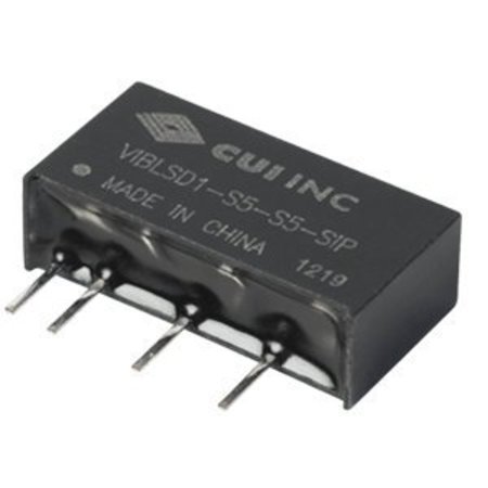 CUI INC Dc-Isolated 1W 4.75 5.25Vinput 5V200Ma Single Out VIBLSD1-S5-S5-SIP